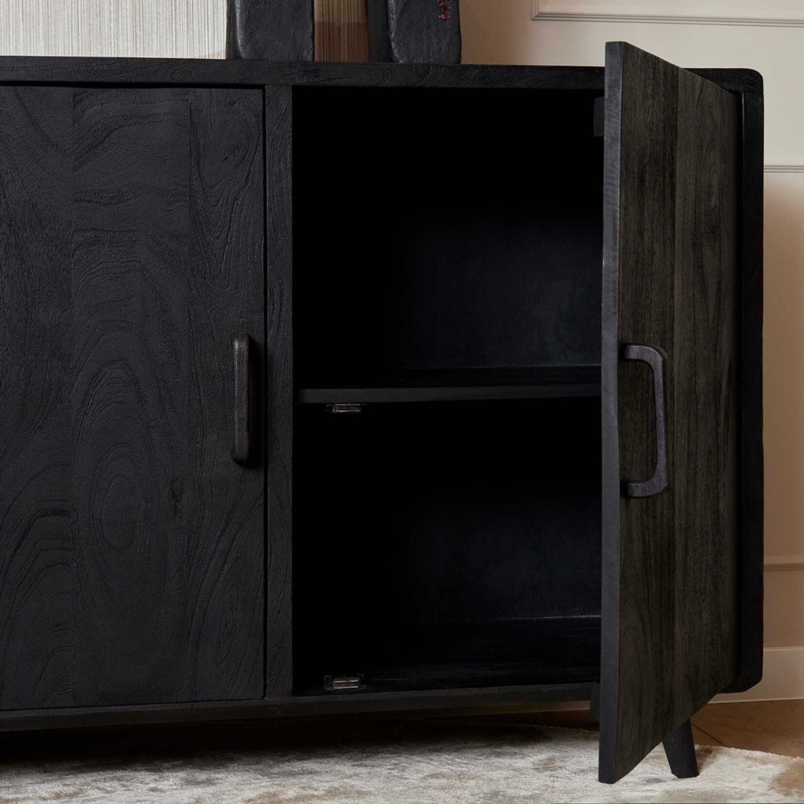 Omaha Black Dressoir Omaha Black | 180 cm