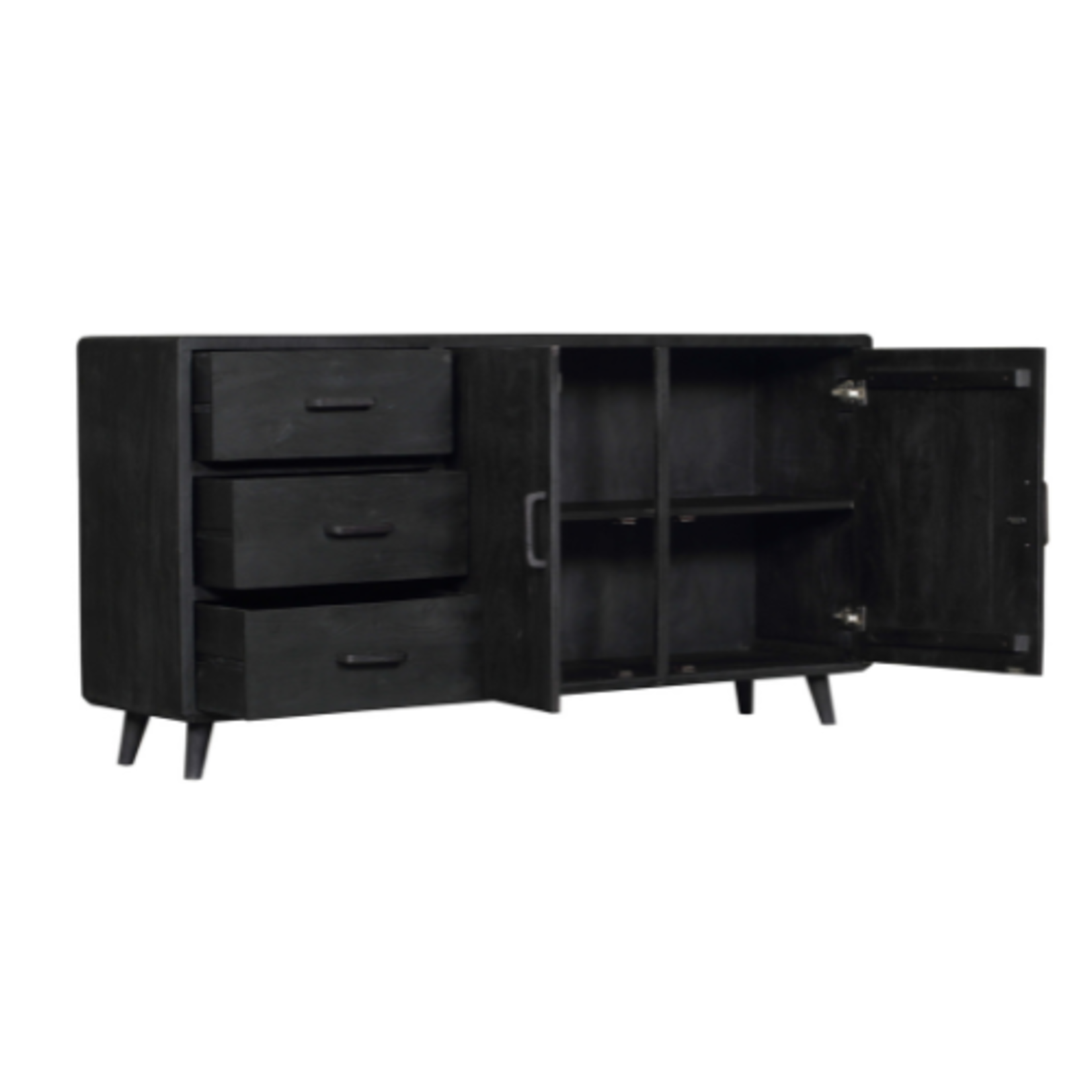 Omaha Black Dressoir Omaha Black | 180 cm