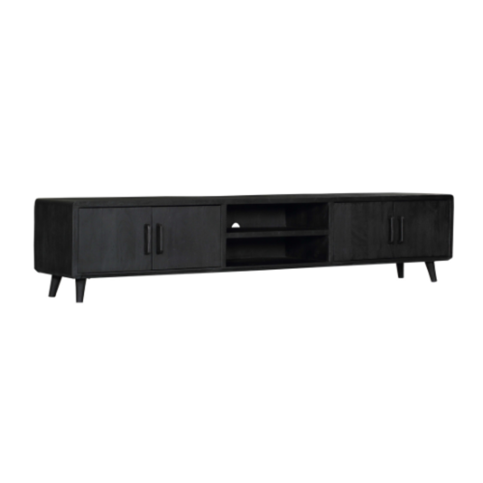 Omaha Black Tv meubel Omaha Black | 240 cm