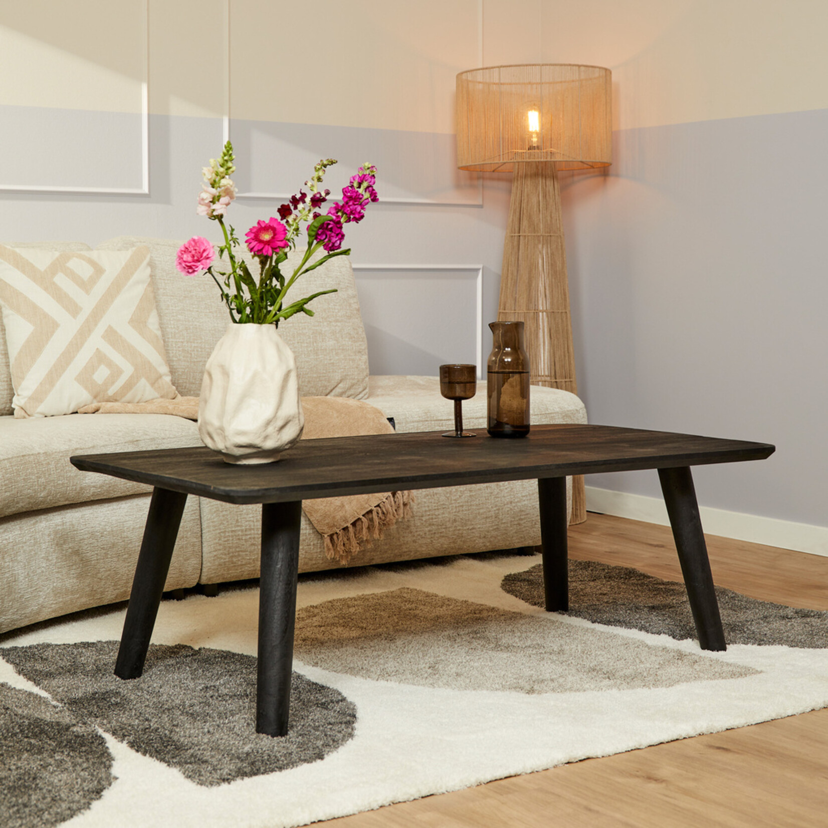 Omaha Black Salontafel Omaha Black | 130 cm