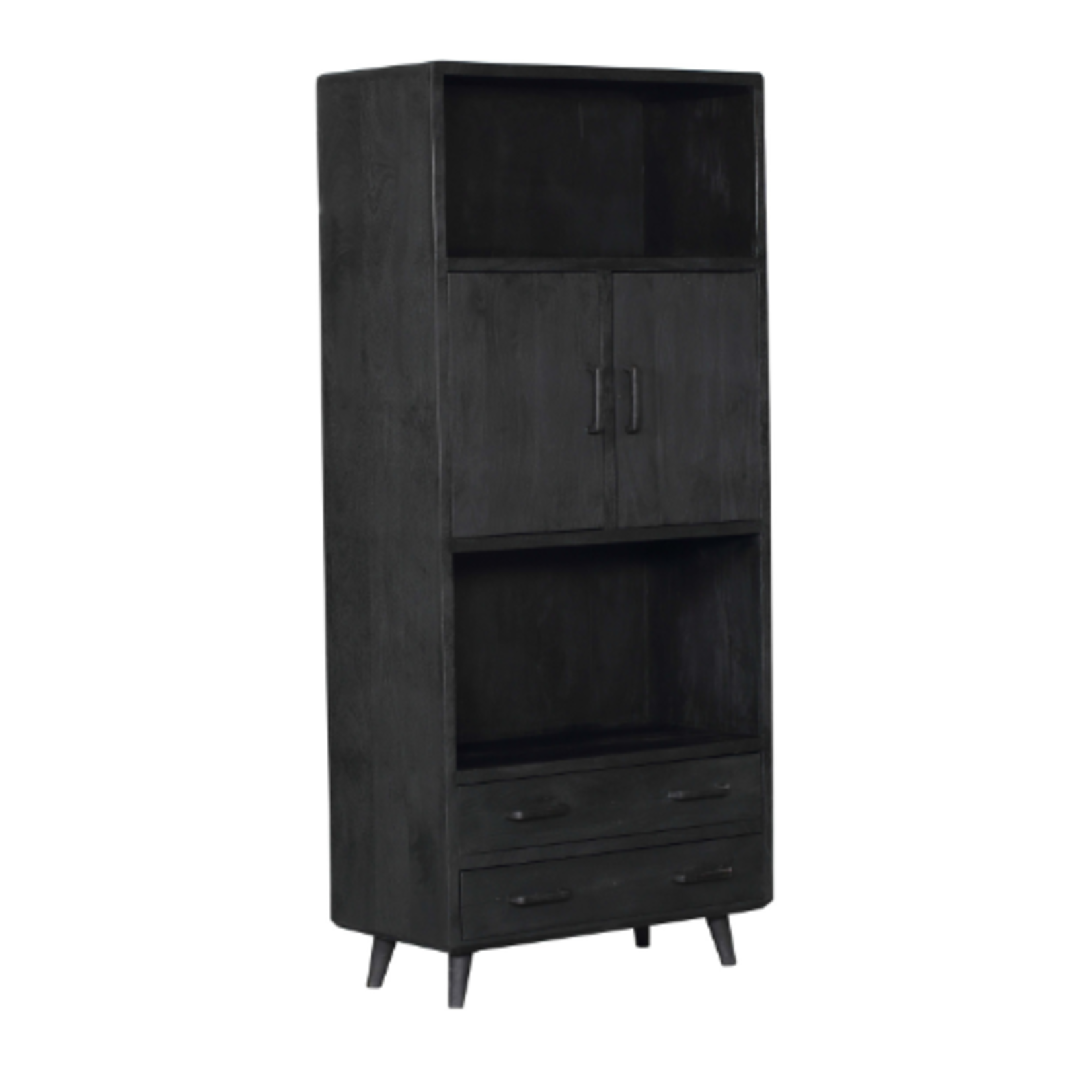 Omaha Black Boekenkast Omaha Black | 90 cm