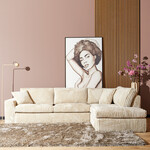 MySofa hoekbank Teddy | 2,5 zits + Divan Rechts