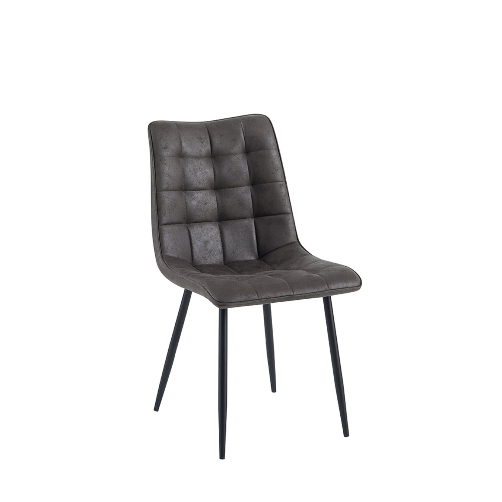 Benoa Eetkamerstoel Lucille Antraciet (set van 4)