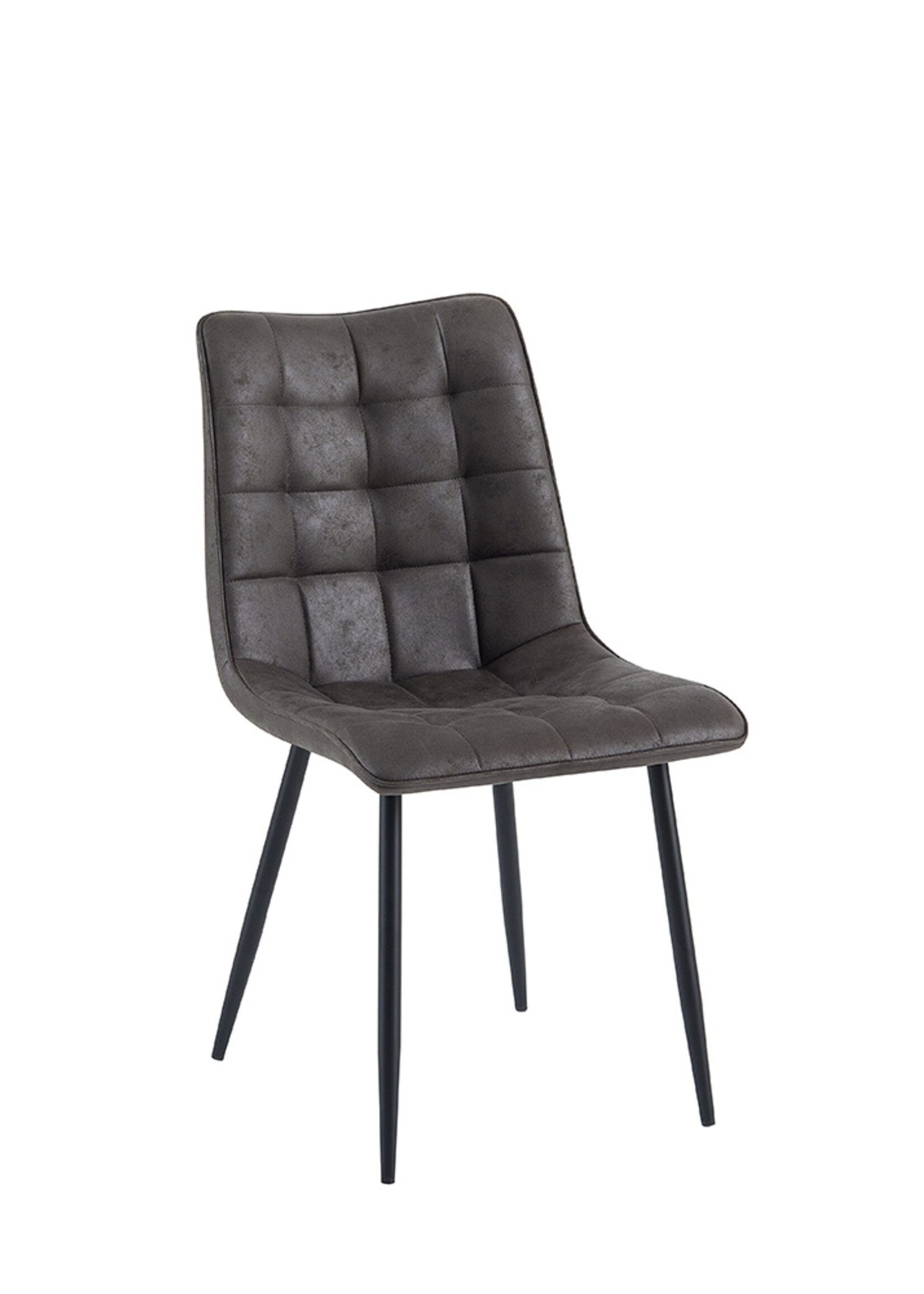 Benoa Eetkamerstoel Lucille Antraciet (set van 4)