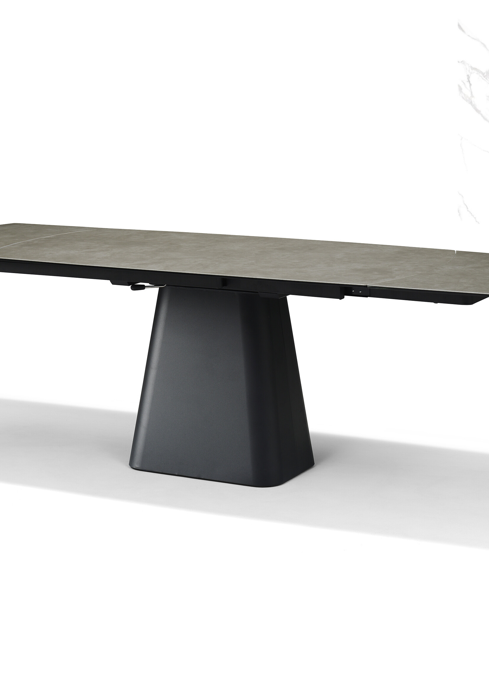 Luxe uitschuifbare eettafel met marmer blad (in meerdere kleuren en onderstellen)