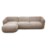 Brugge 3-zits bank Bruin (Zowel links als rechts verkrijgbaar)