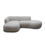Luik Luik hoekbank rond Beige Links