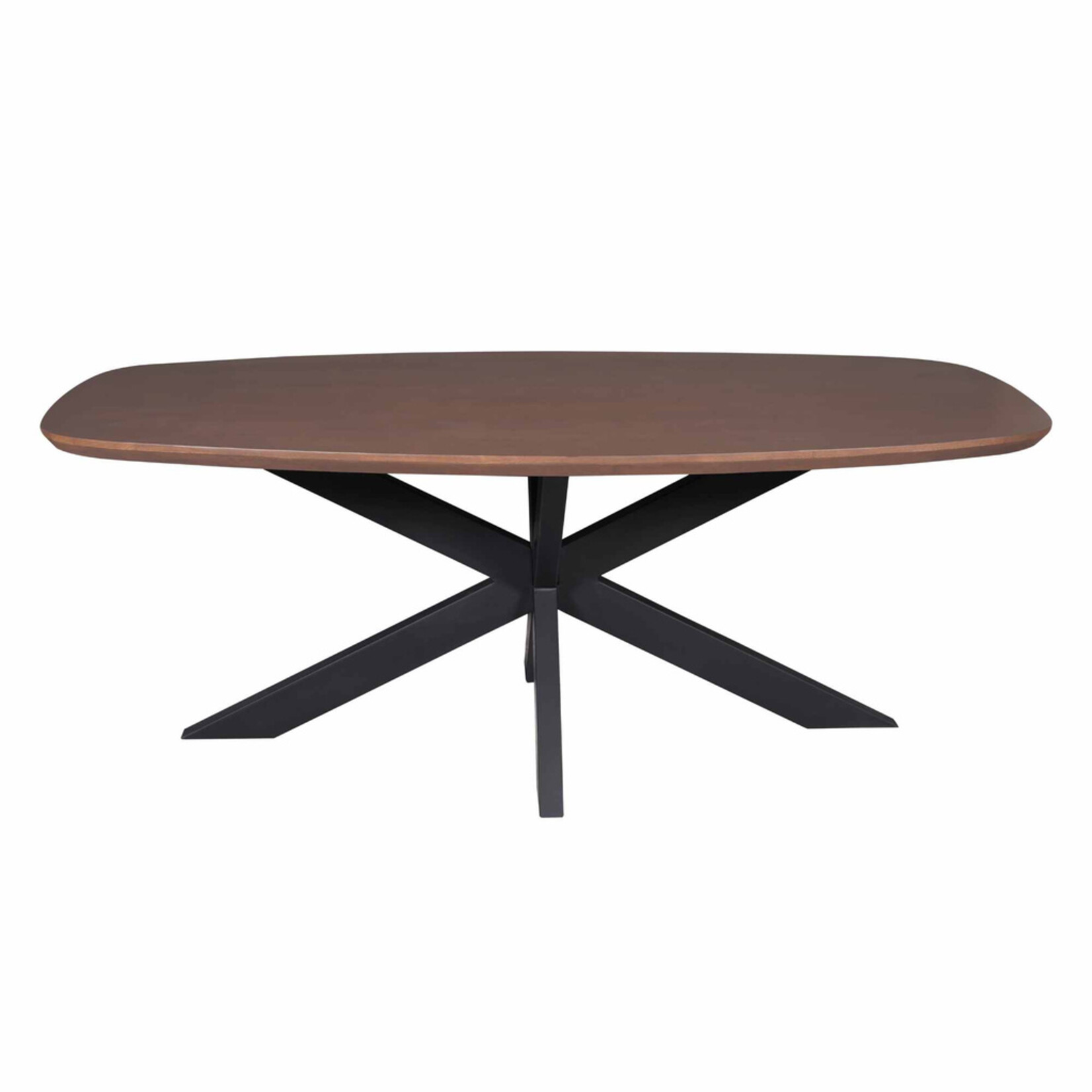 Madison Walnoot Eettafel Madison Walnut | 280 cm | Deens Ovaal | Poot Black