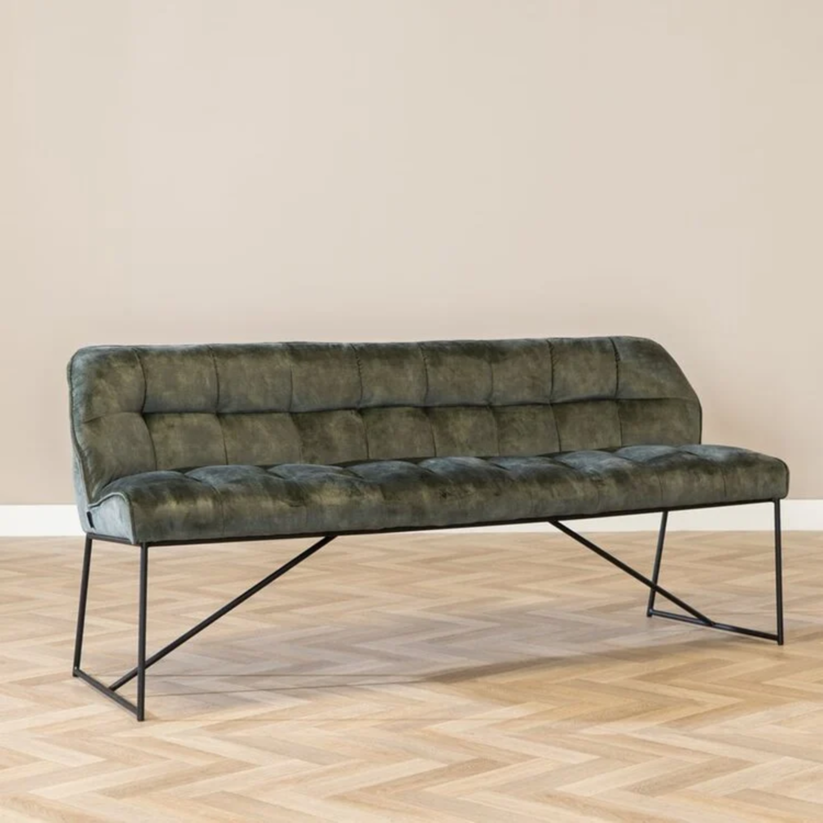 Velvet Eetkamerbank 220 cm    Meerder kleuren verkrijgbaar