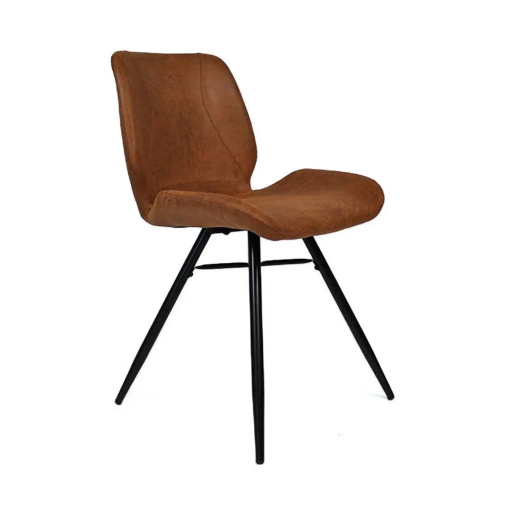 Barrel Stoel Barrel antraciet eco-leer