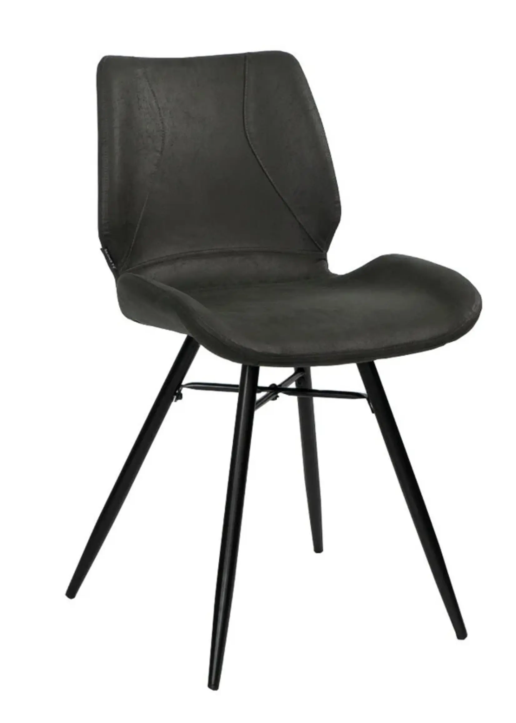 Barrel Stoel Barrel antraciet eco-leer