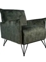 Fauteuil Mika groen velvet