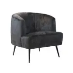 Billy Fauteuil Billy Antraciet Velvet