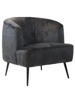 Billy Fauteuil Billy Antraciet Velvet