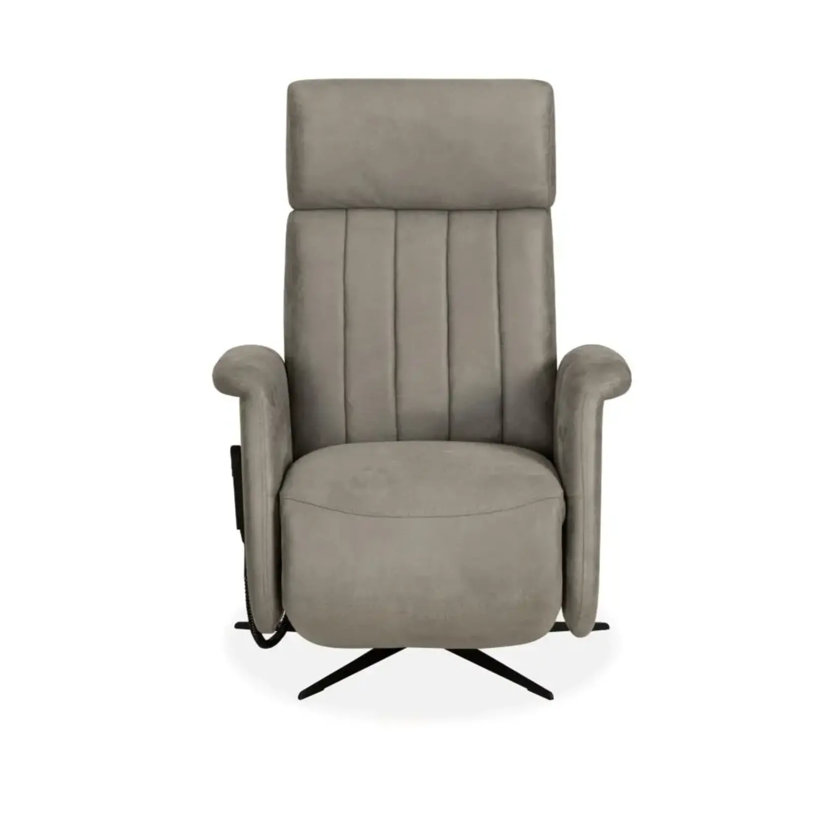 Brussel Relaxfauteuil Brussel Antraciet Accu 2 Motorig