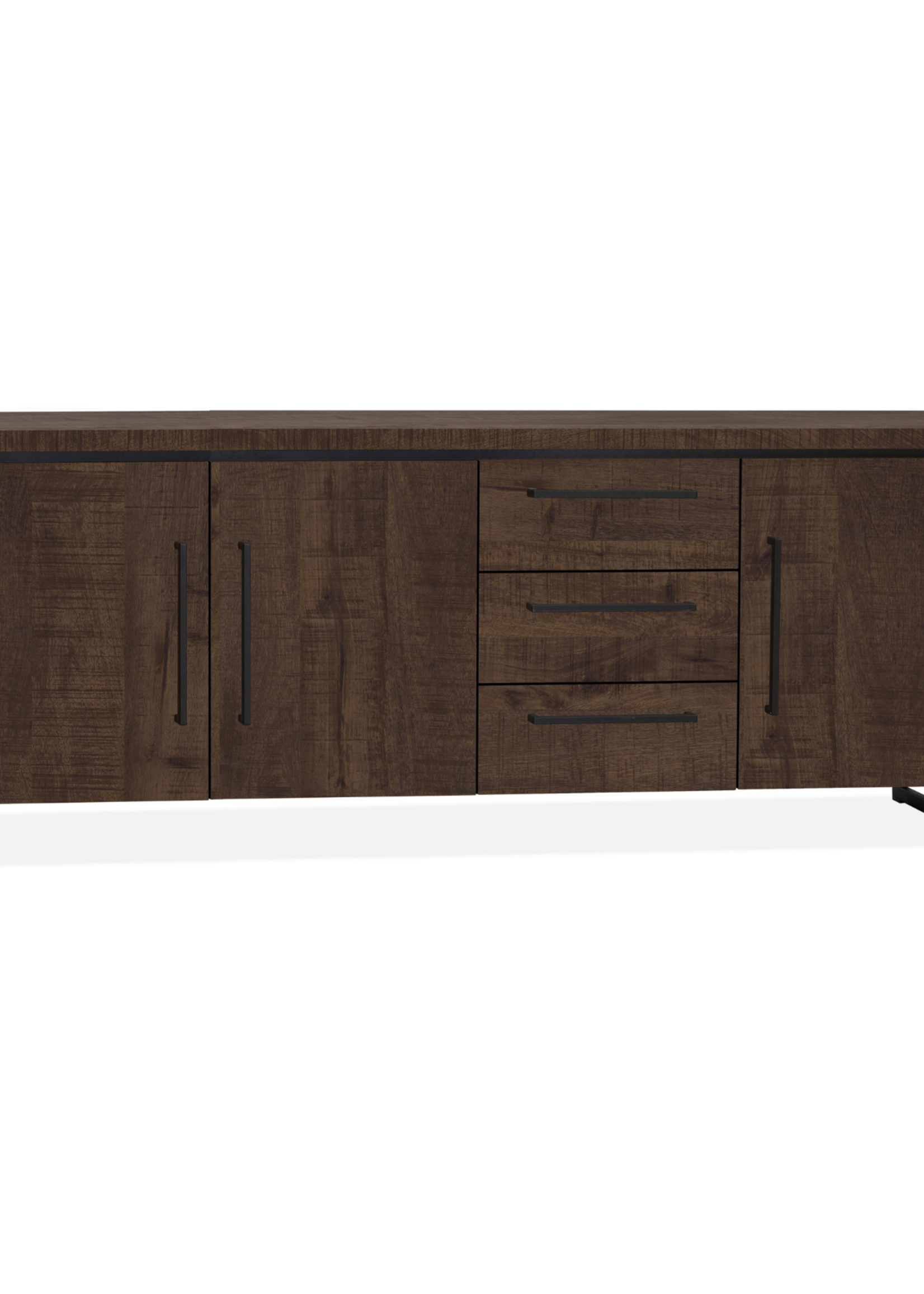 Chicago Dressoir Chicago dark mango Lamulux 3 deurs en 3 laden