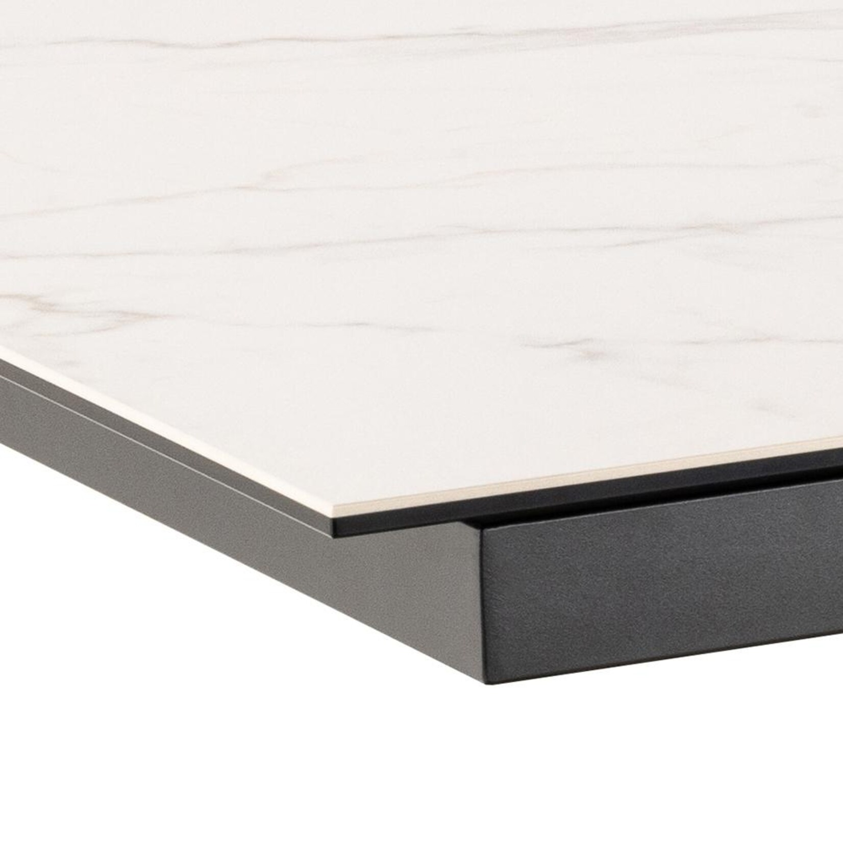 Eettafel Heaven Wit keramiek 200/240 x 100 x 76 cm