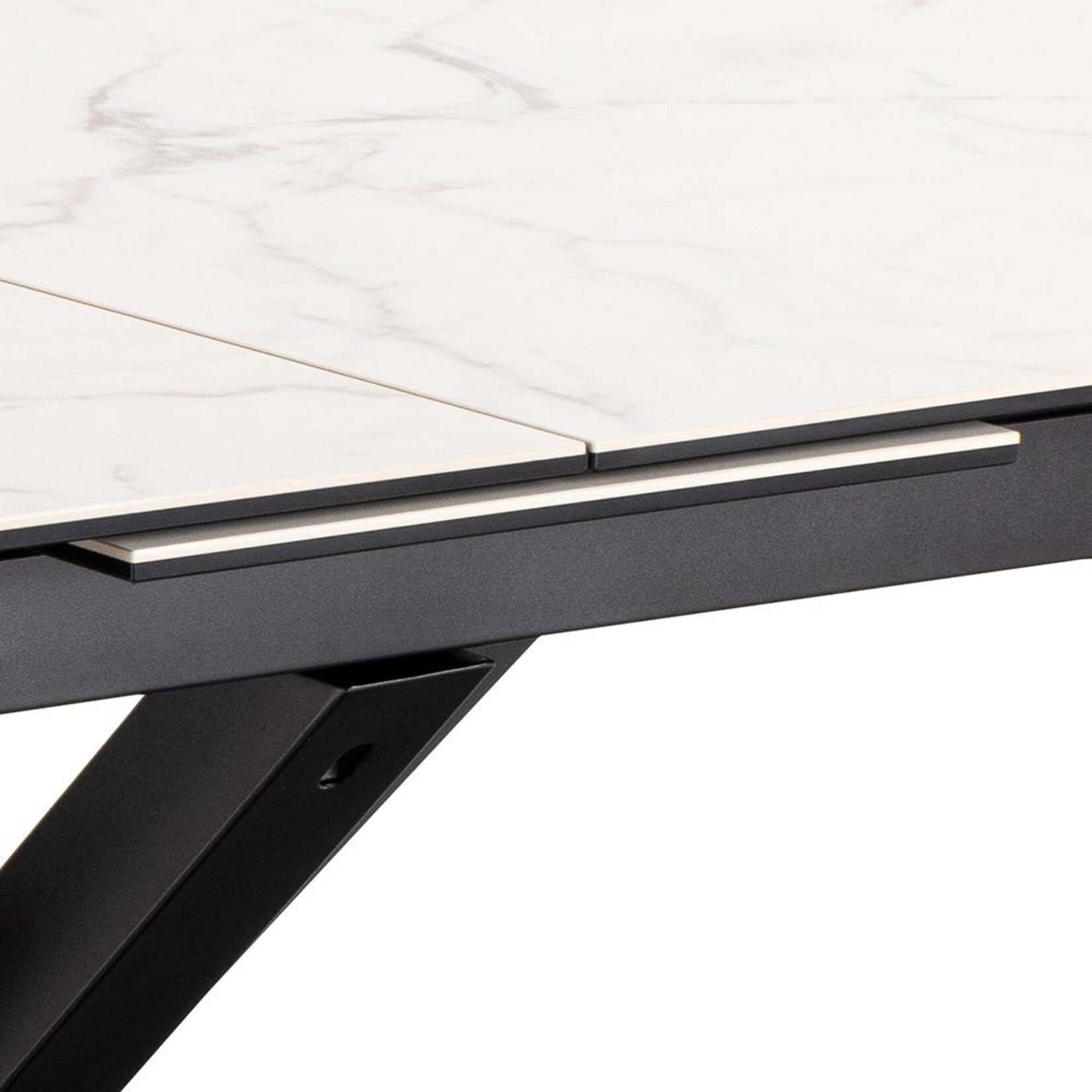 Eettafel Heaven Wit keramiek 200/240 x 100 x 76 cm