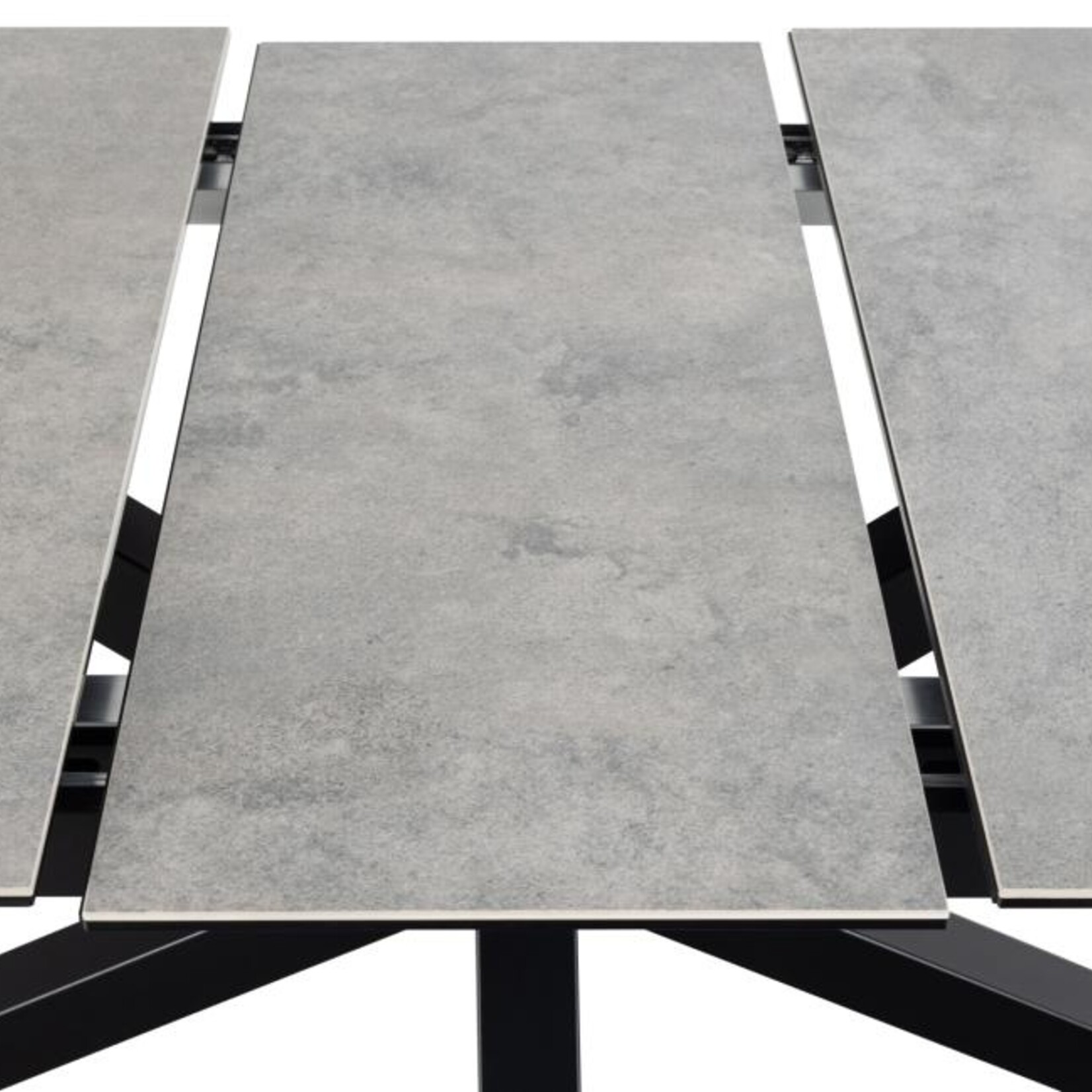 Eettafel Heaven Grijs keramiek 200/240 x 100 x 76 cm
