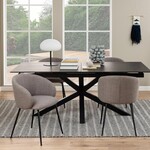Eettafel Heaven Zwart keramiek