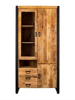 Benoa Vitrine Kast Britt Glazen Deur Links