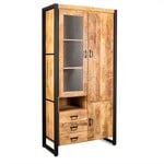 Benoa Vitrine Kast Britt Glazen Deur Links