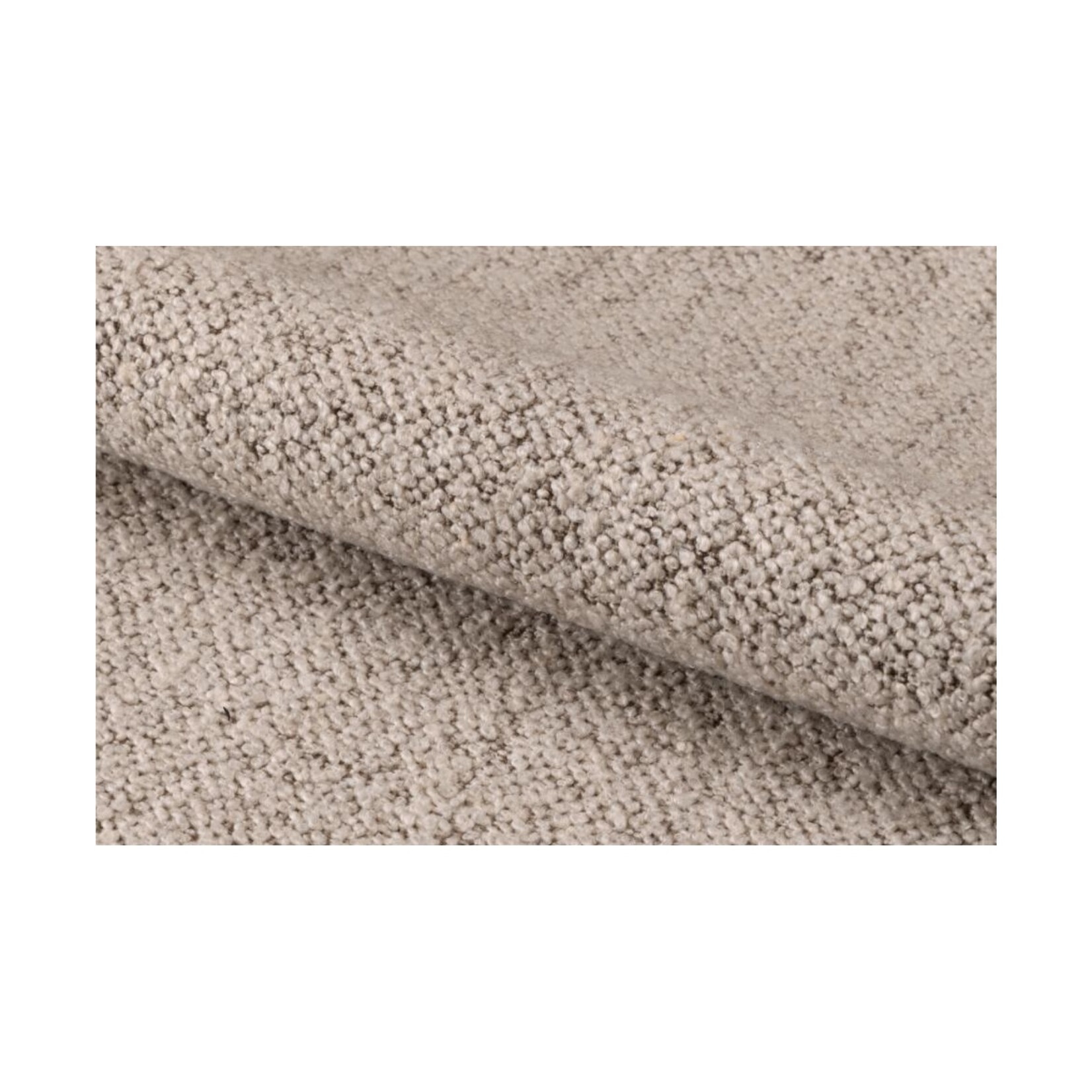 Leo eetkamerstoel met armleuning, stof Monza beige 60, onderstel wit gepigmenteerd geolied eiken