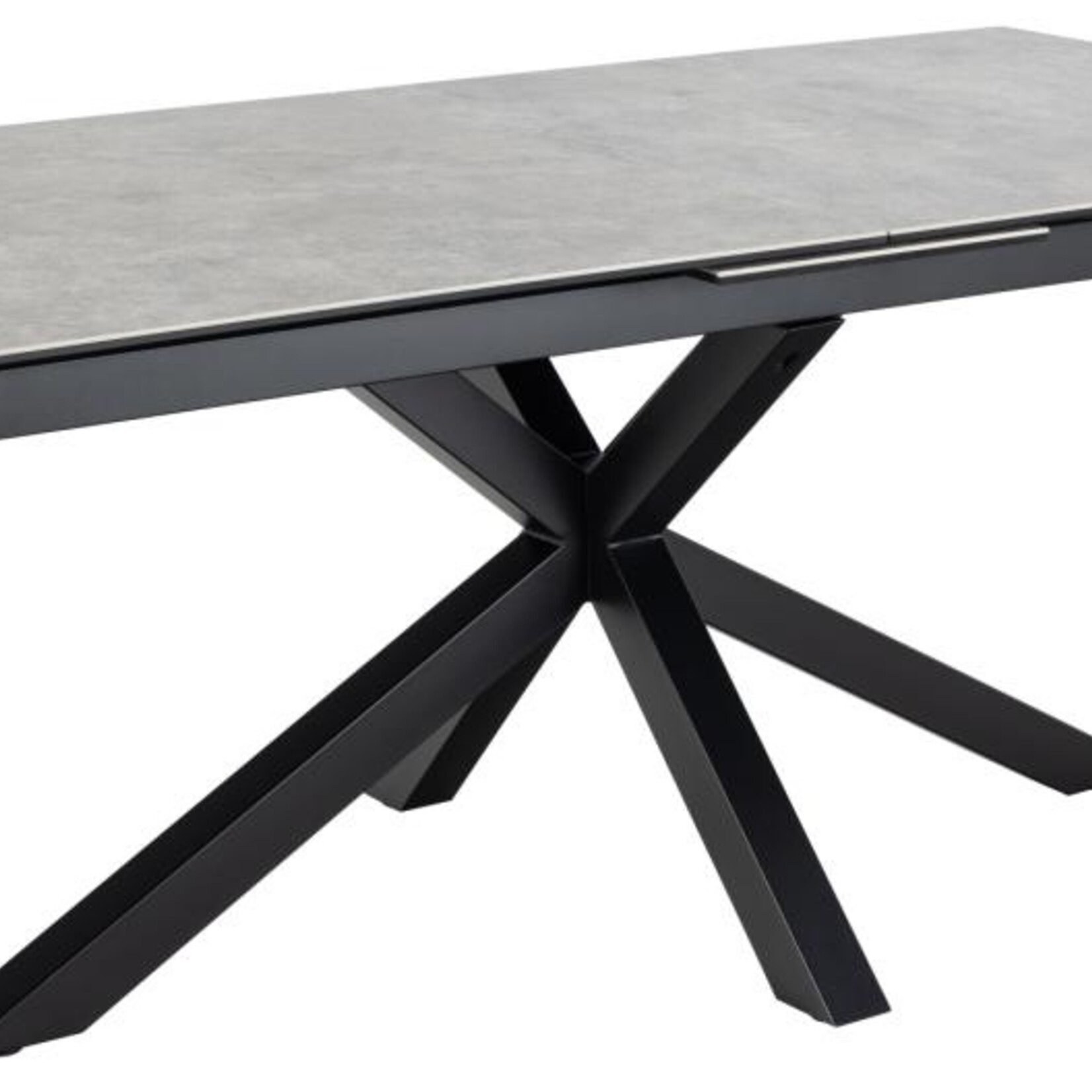 Eettafel Heaven Grijs keramiek 200/240 x 100 x 76 cm