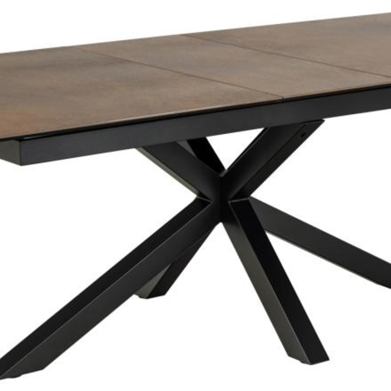 Eettafel Heaven Roest Bruin Keramiek  200/240 x 100 x 76 cm