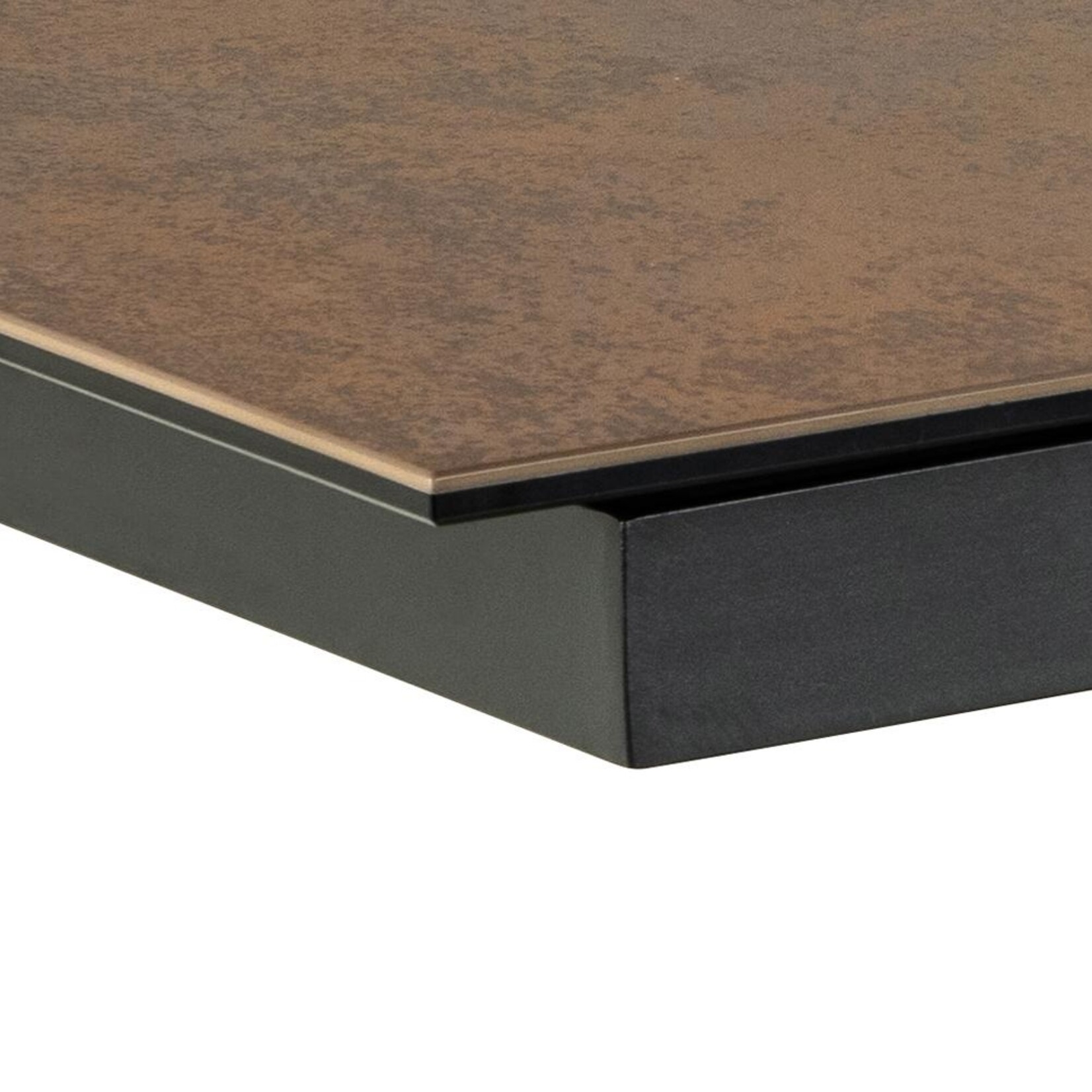 Eettafel Heaven Roest Bruin Keramiek  200/240 x 100 x 76 cm
