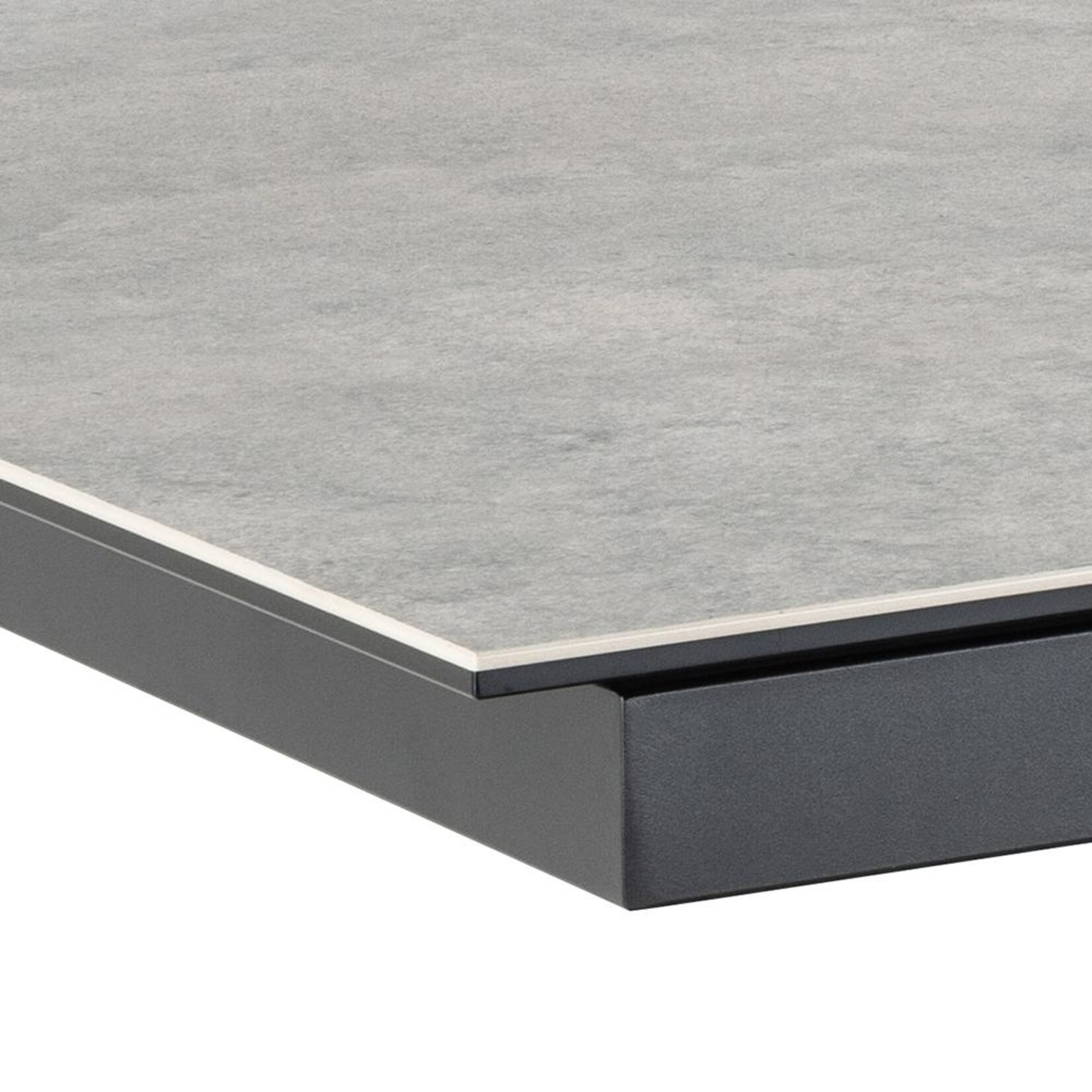 Eettafel Heaven Grijs keramiek 200/240 x 100 x 76 cm