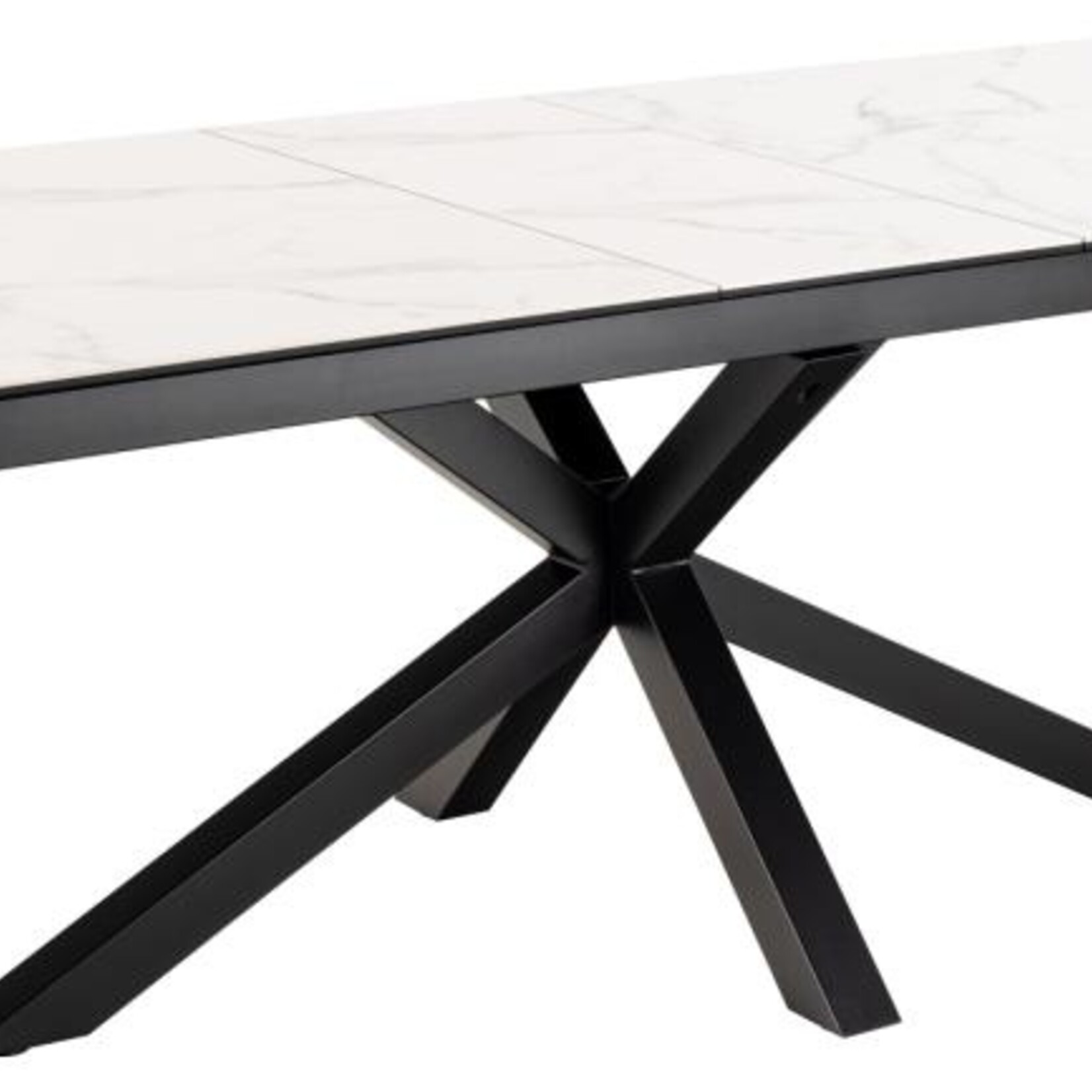 Eettafel Heaven Wit keramiek 200/240 x 100 x 76 cm