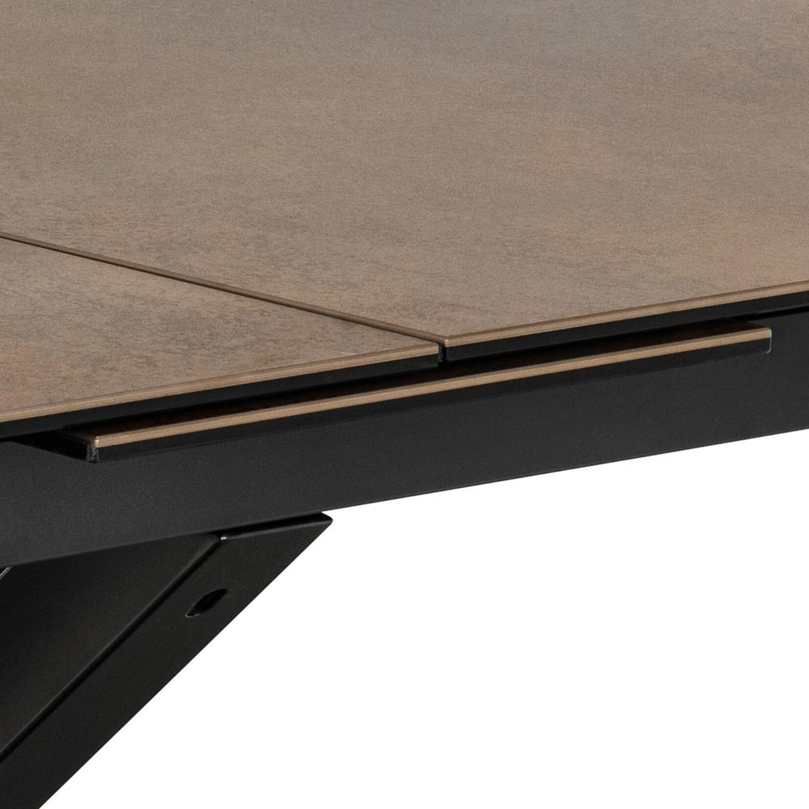 Eettafel Heaven Roest Bruin Keramiek  200/240 x 100 x 76 cm