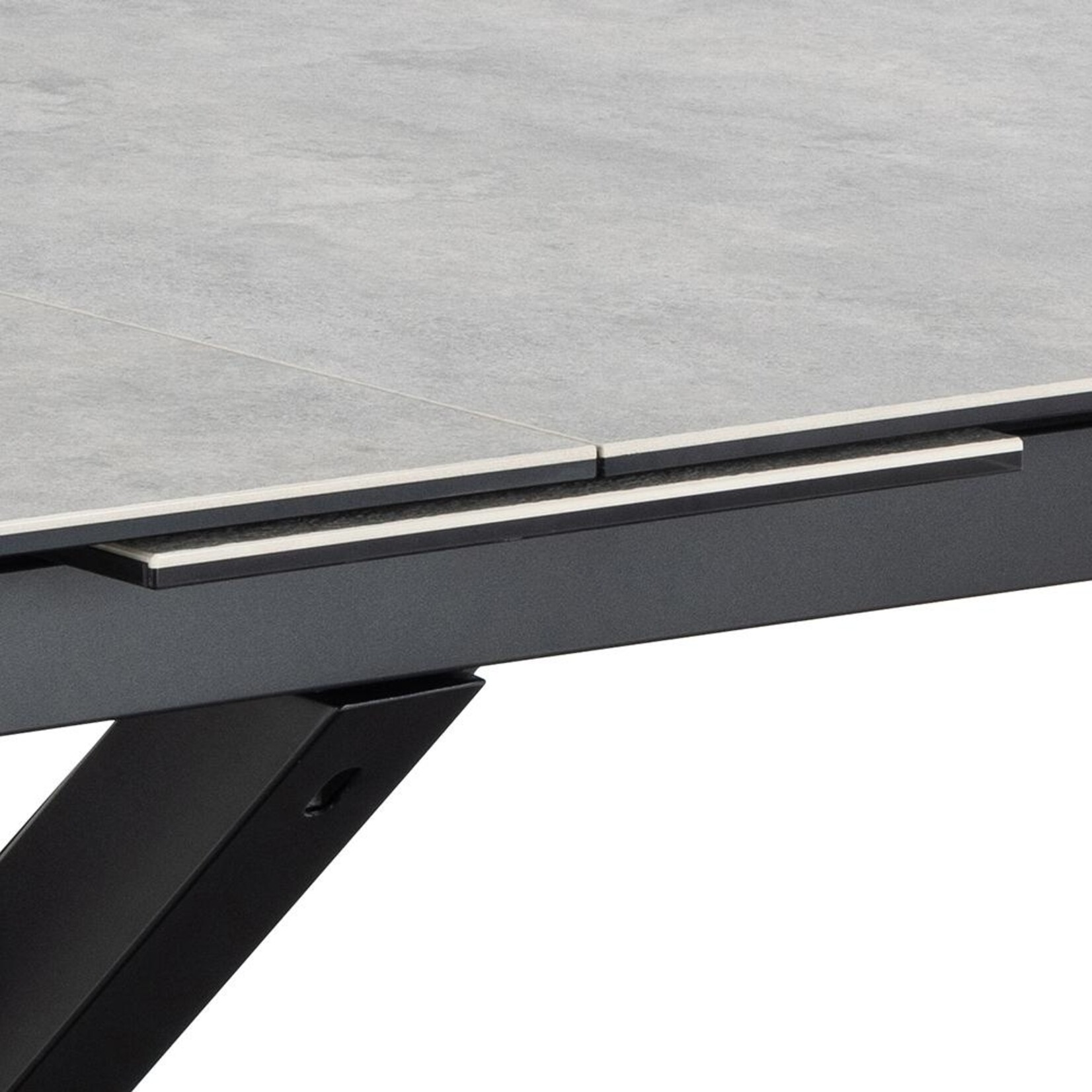 Eettafel Heaven Grijs keramiek 200/240 x 100 x 76 cm