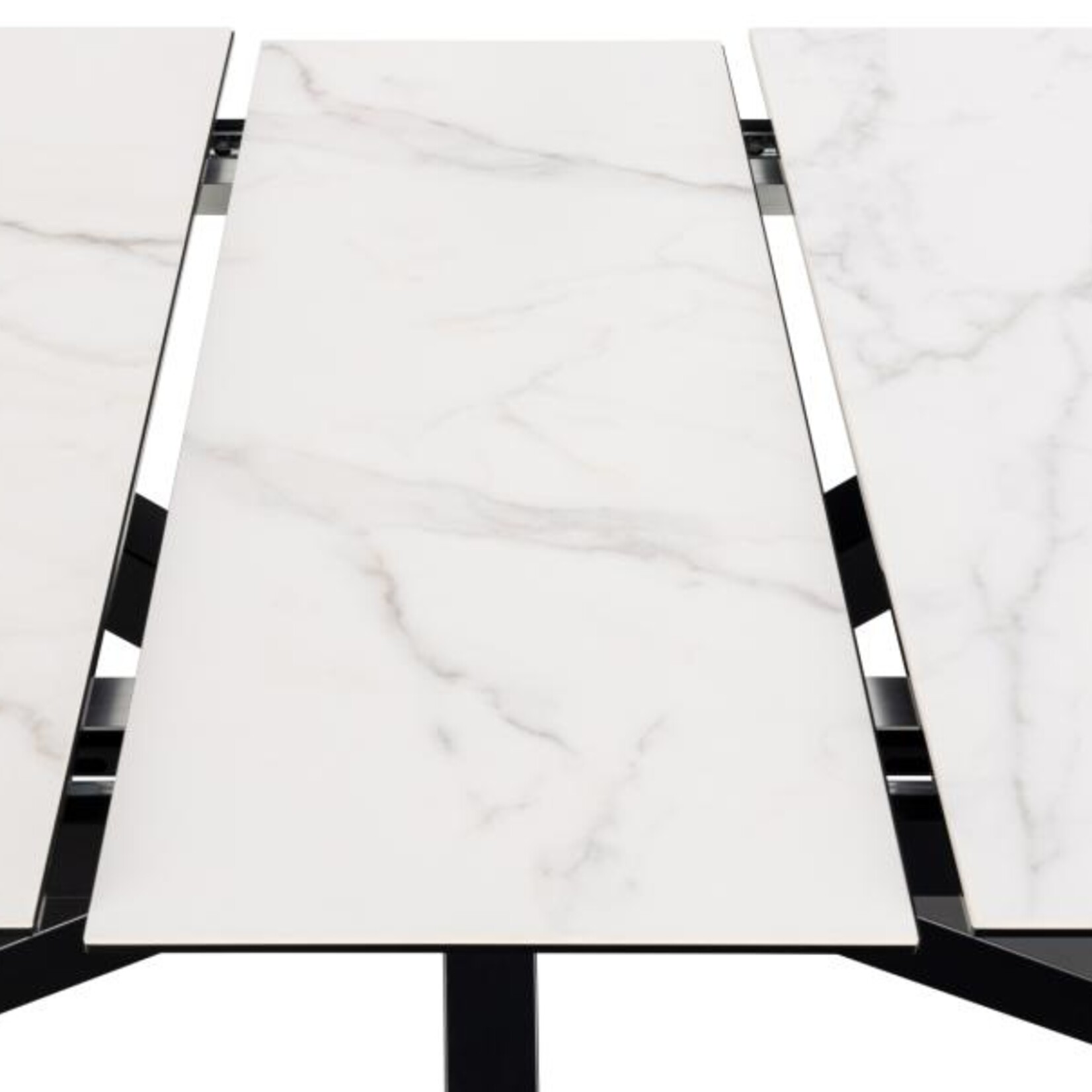 Eettafel Heaven Wit keramiek 200/240 x 100 x 76 cm