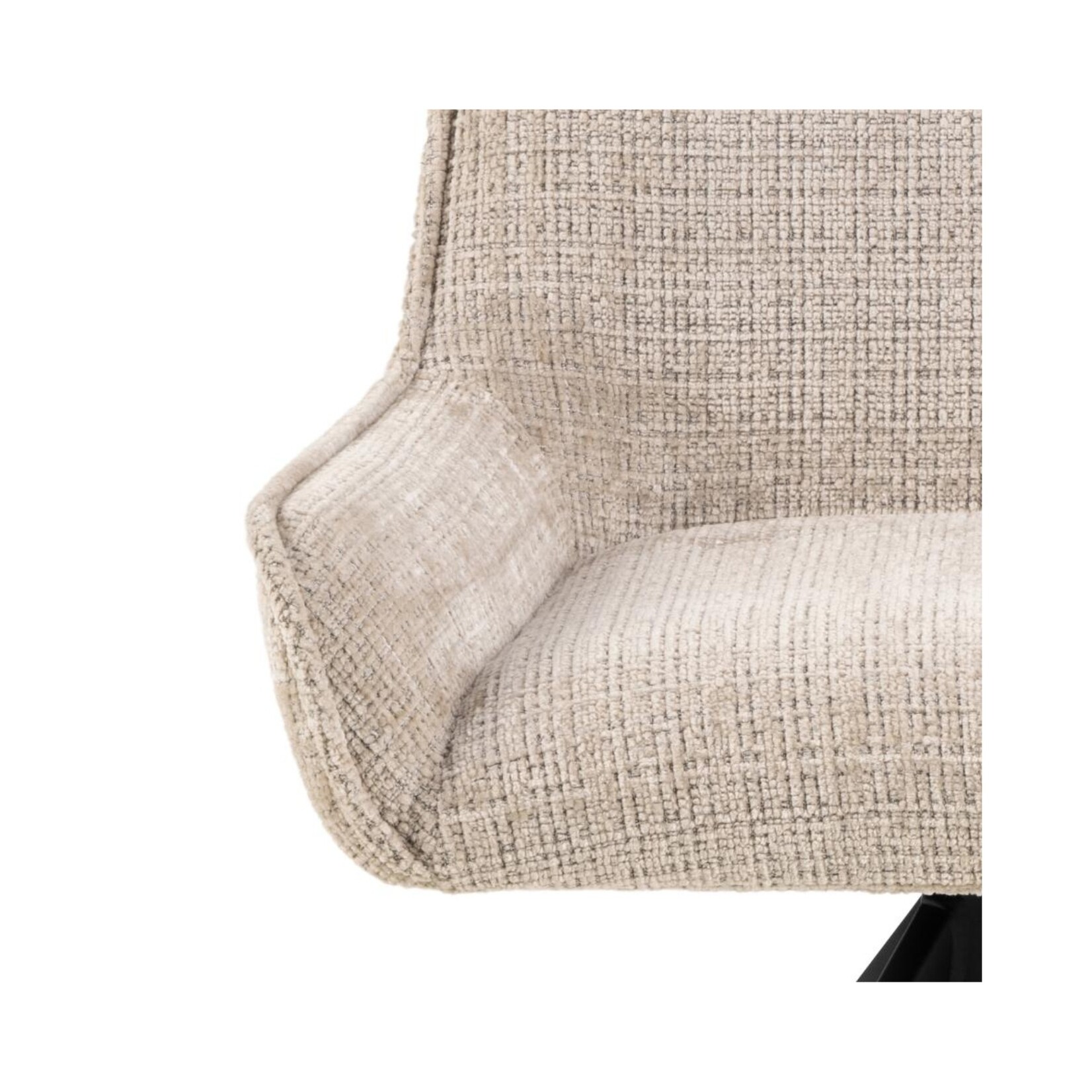Eddie Eetkamerstoel – Stijlvol en draaibaar beige