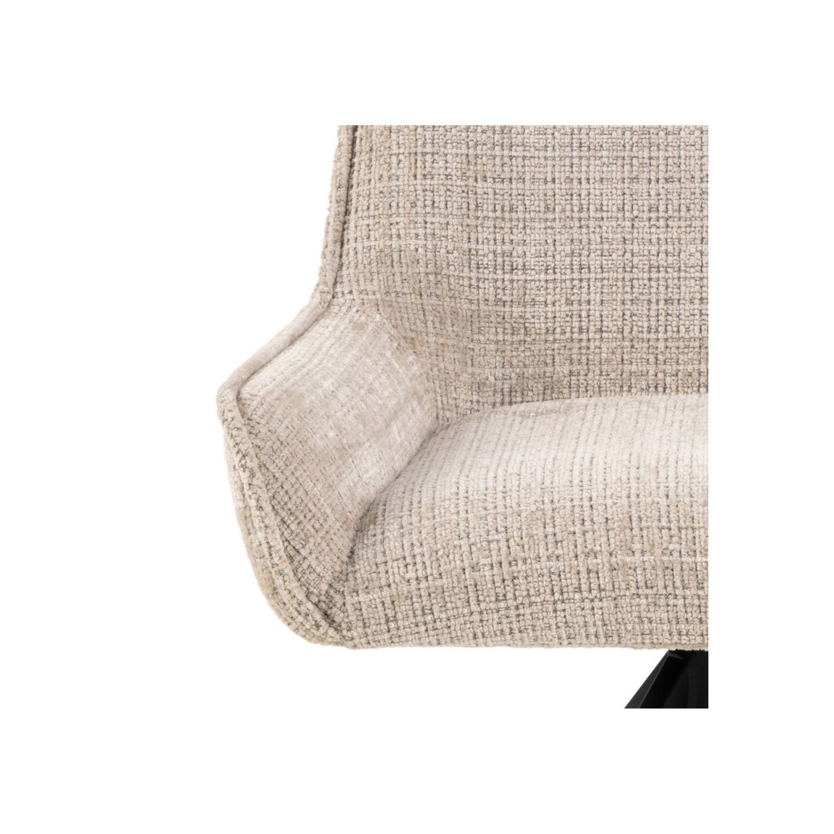 Eddie Eetkamerstoel – Stijlvol en draaibaar beige