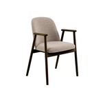 Leo eetkamerstoel met armleuning Monza beige