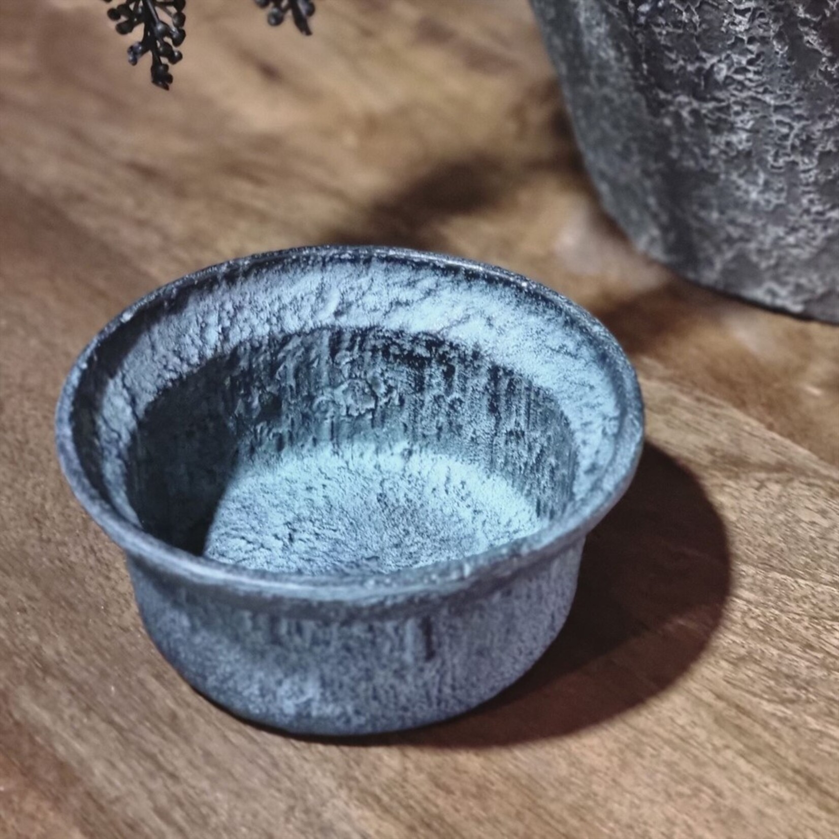 Benoa Schaal Decoratief Blauw Patina (set of 4)