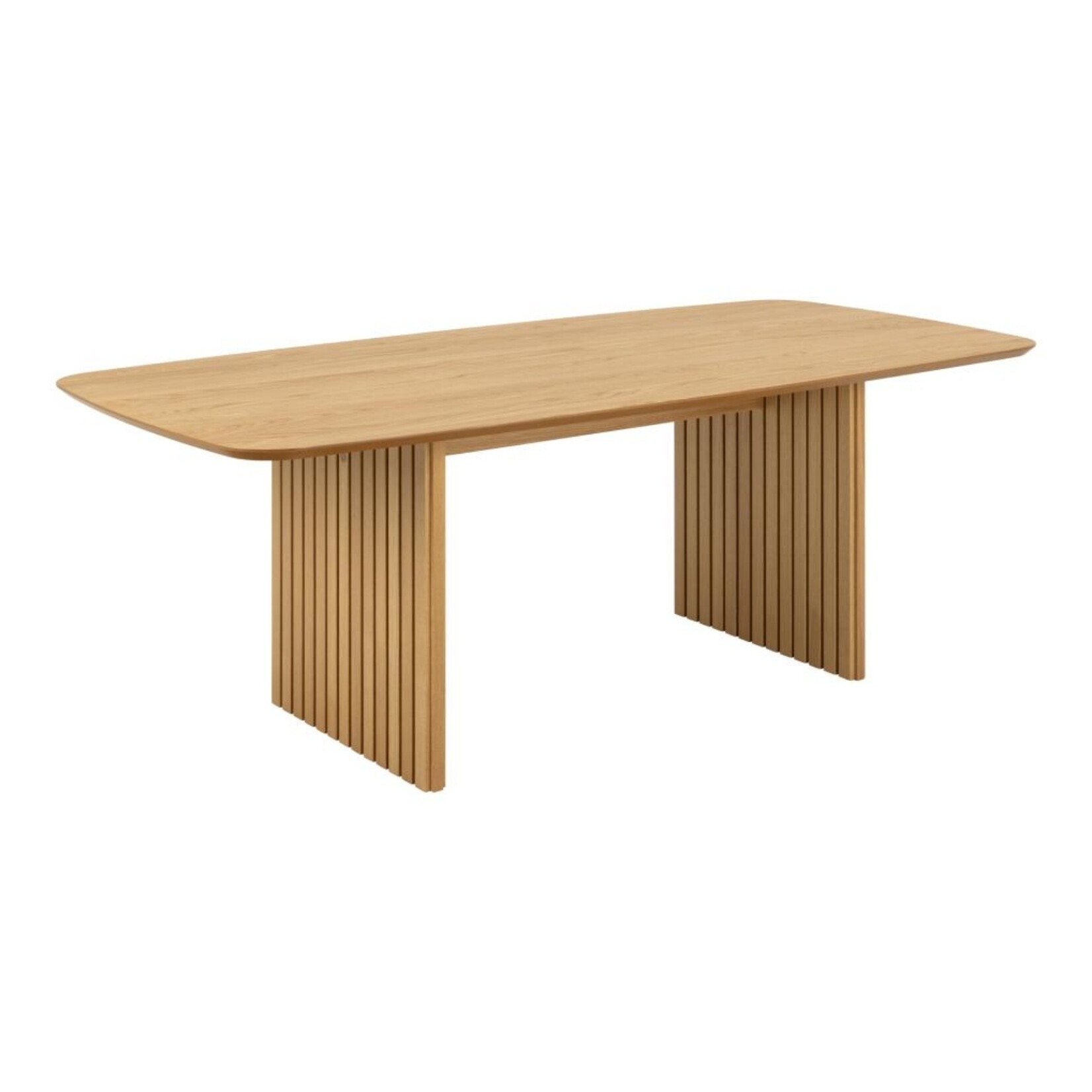 Christo eettafel, blad van eiken UV-gelakt fineer