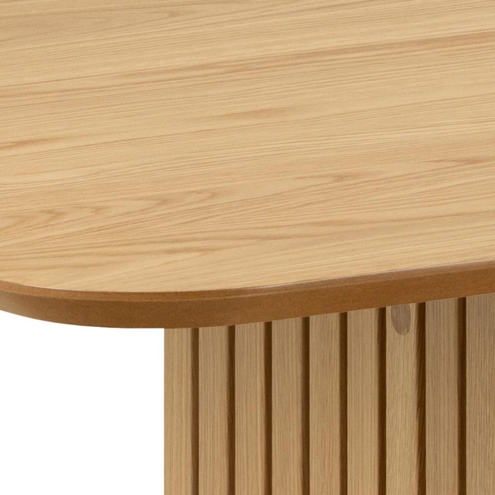 Christo eettafel, blad van eiken UV-gelakt fineer