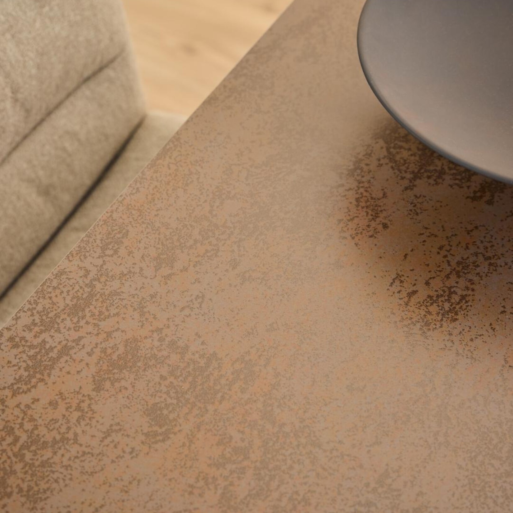 Eettafel Heaven roest bruin (135x80x75.5 cm)