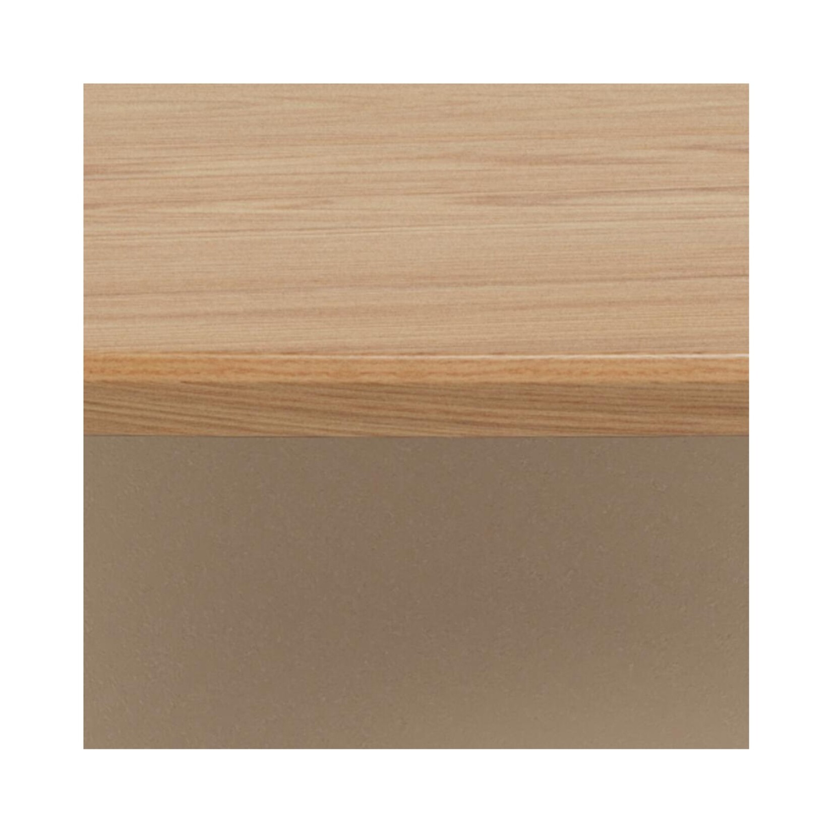 Soli eettafel mat eiken met grijze poot
