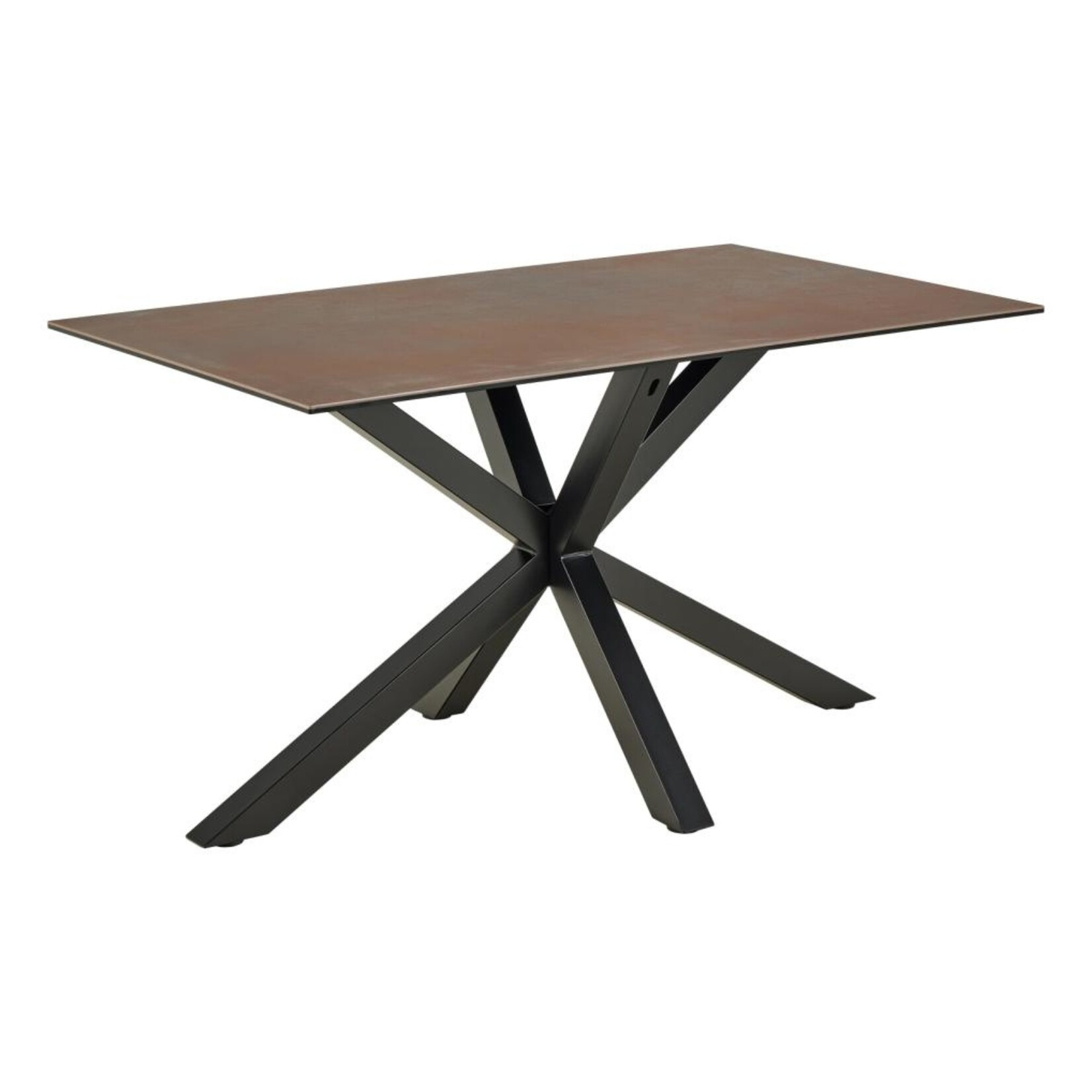 Eettafel Heaven roest bruin (135x80x75.5 cm)