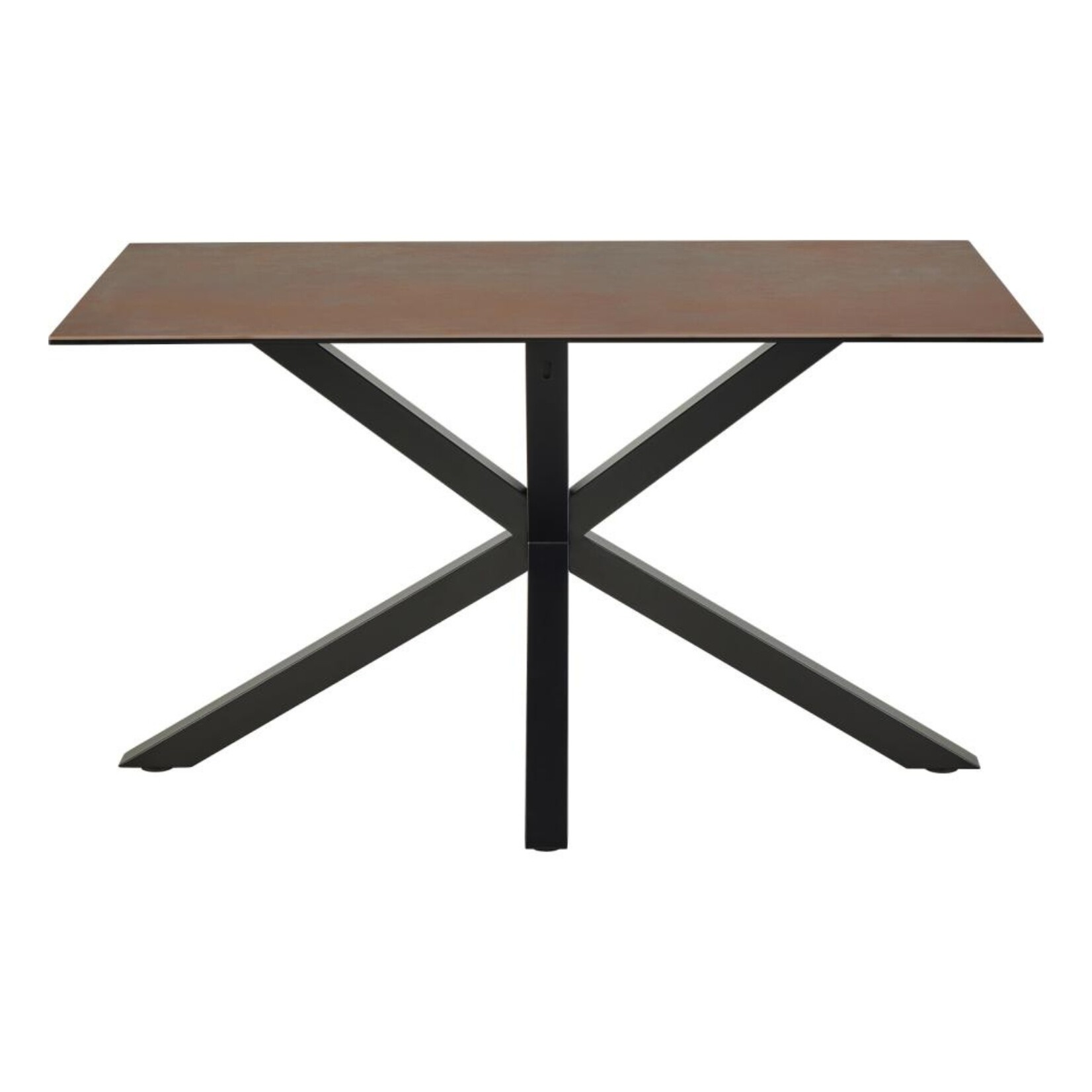 Eettafel Heaven roest bruin (135x80x75.5 cm)