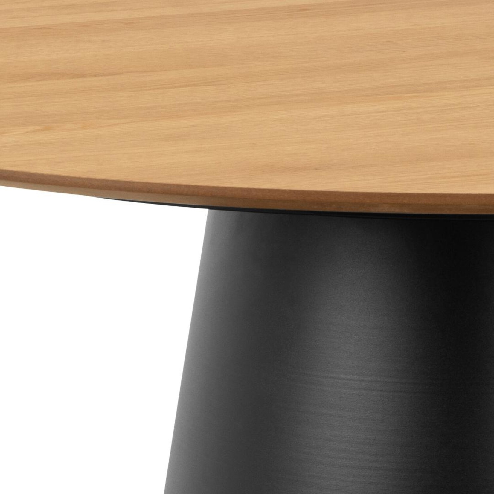 Soli eettafel mat eiken donkere poot