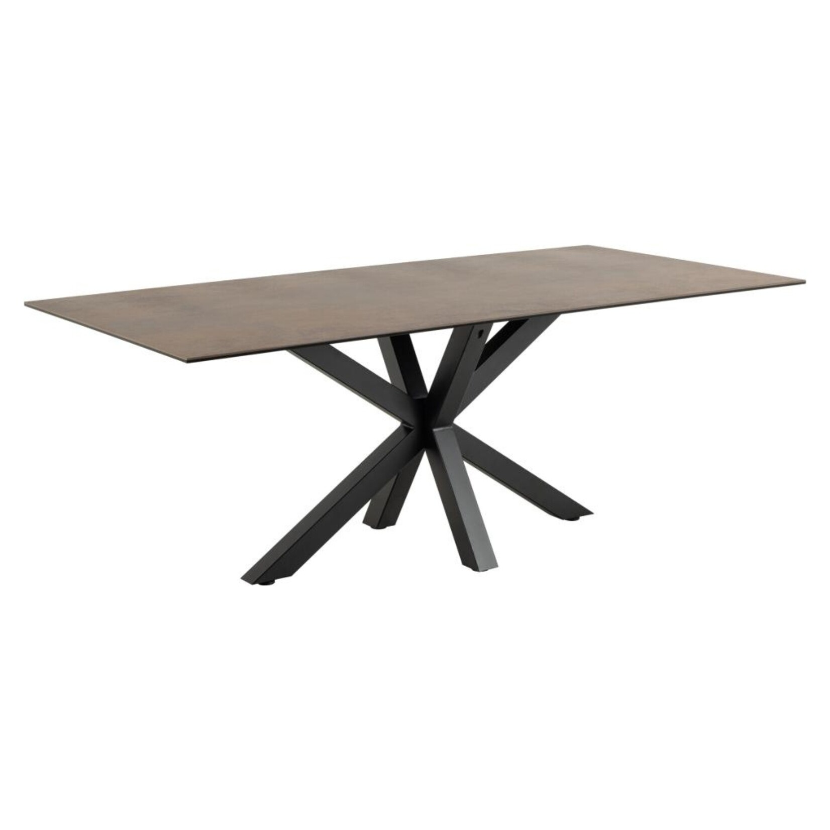 Heaven eettafel roestbruin Lemco (200x100x75,5 cm)