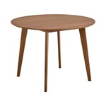 Roxby eettafel notenhout (Ø105x76 cm)