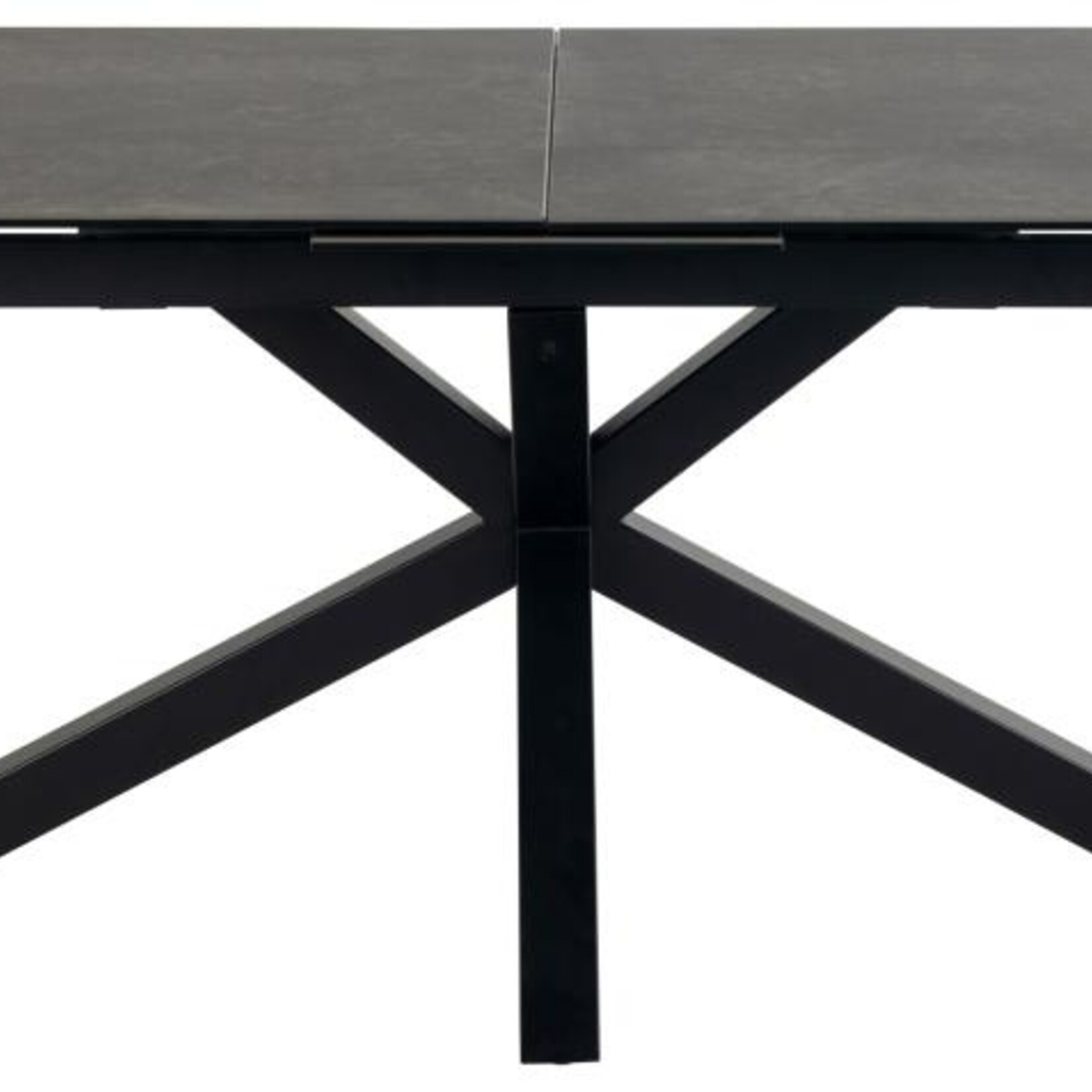 Eettafel Heaven Zwart keramiek 200/240 x 100 x 76 cm