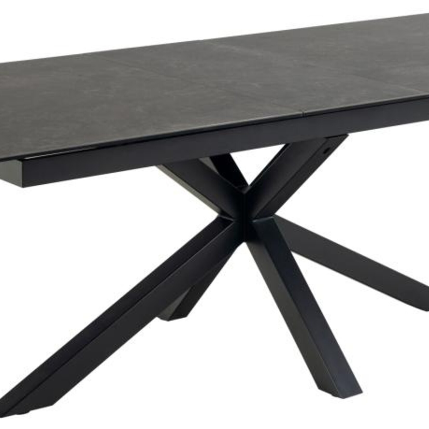 Eettafel Heaven Zwart keramiek 200/240 x 100 x 76 cm